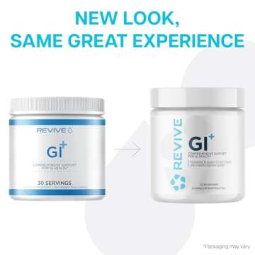 Revive MD Digestive Health Supplement - GI Plus (30 Servings) - Gut Health Support for Men & Women