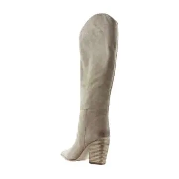 Steve Madden Women's Croft Knee High Boot in Tan Nubuck