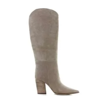 Steve Madden Women's Croft Knee High Boot in Tan Nubuck