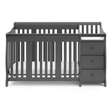 Storkcraft Portofino 5-in-1 Crib & Changing Table Combo