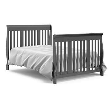 Storkcraft Portofino 5-in-1 Crib & Changing Table Combo