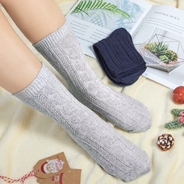 Loritta Wool Socks - Cozy Warm Winter Socks for Women