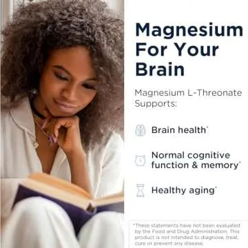 Designs for Health NeuroMag Magnesium L-Threonate - Chelated Magnesium Supplement from Magtein for B...