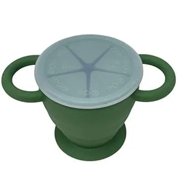 Snack Attack II Collapsible Silicone Snack Cup for Toddlers