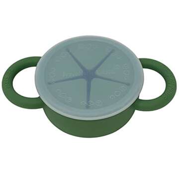 Snack Attack II Collapsible Silicone Snack Cup for Toddlers