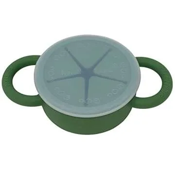 Snack Attack II Collapsible Silicone Snack Cup for Toddlers