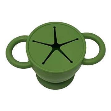 Snack Attack II Collapsible Silicone Snack Cup for Toddlers
