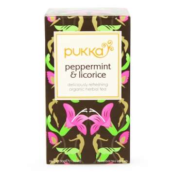PUKKA Organic Peppermint & Licorice, 20 EA