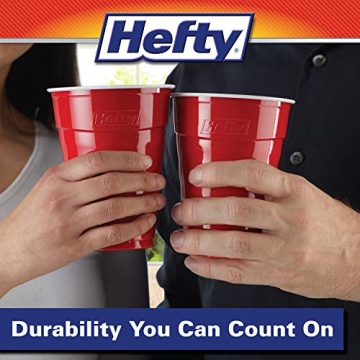 Hefty Party On Red Disposable Cups 18 oz - 50 Count
