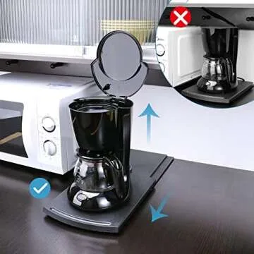 GAGAYA Handy Sliding Tray for Kitchen Appliances - Effortless Organizer