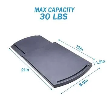 GAGAYA Sliding Kitchen Appliance Tray with Wheels