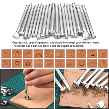 TLKKUE Leather Craft Tools Kit 72 High-Quality Tools Set