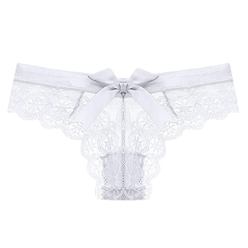 KUAOPATA Women's Lace Bow Thongs – Sexy & Comfortable Style