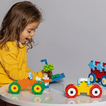 PLUS PLUS Big Make&Go Mini Vehicles for Creative Building
