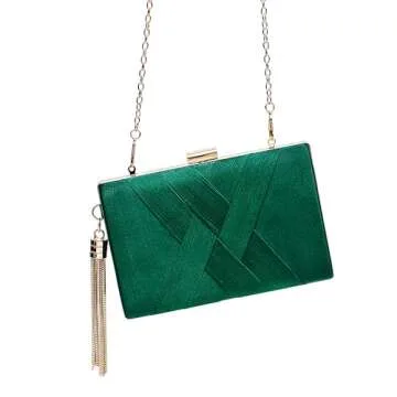 CARIEDO Women's Evening Handbag Clutch Bridal Purse for Wedding Prom Night Out Party