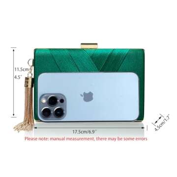 CARIEDO Women's Evening Handbag Clutch Bridal Purse for Wedding Prom Night Out Party