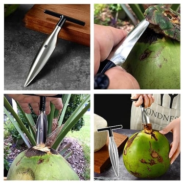 Premium Coconut Opener Tool Set for Easy Coconut Enjoyment