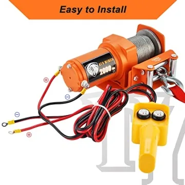 TYT 2000 lb Electric Winch for ATV/UTV Adventures