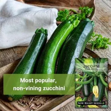 Sow Right Seeds Black Beauty Zucchini Seeds for Planting