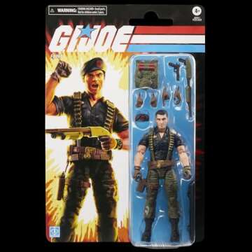G.I. Joe Classified Series Retro Cardback Flint, Collectible 6 Inch Action Figure with 9 Accessories