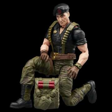 G.I. Joe Classified Series Retro Cardback Flint, Collectible 6 Inch Action Figure with 9 Accessories