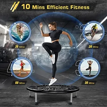 BCAN Mini Trampoline for Adults - Safe Fun Fitness Equipment