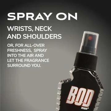 BOD man Body Spray Holiday Gift Set - 3 Masculine Fragrances