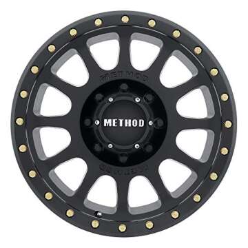 Method Race Wheels 305 NV Matte Black 18x9" 8x6.5", 18mm offset 5.75" Backspace, MR30589080518