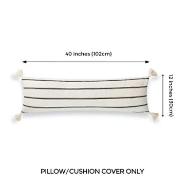 Hofdeco Boho Lumbar Pillow Cover for Indoor Outdoor Use