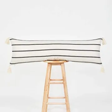 Hofdeco Boho Lumbar Pillow Cover for Indoor Outdoor Use