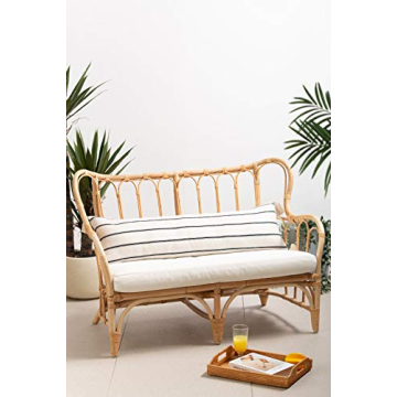 Hofdeco Boho Lumbar Pillow Cover for Indoor Outdoor Use