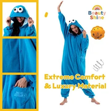 Beauty Shine Unisex Adult Onesie Pajamas for Fun