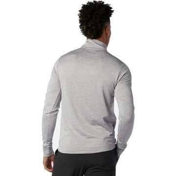 New Balance Men's NB Heat Grid Half Zip for Comfort