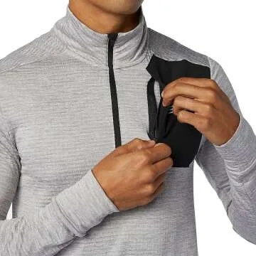 New Balance Men's NB Heat Grid Half Zip for Comfort