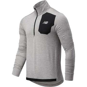 New Balance Men's NB Heat Grid Half Zip for Comfort