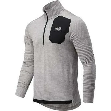 New Balance Men's NB Heat Grid Half Zip for Comfort