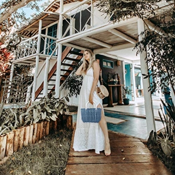 Stylish Cabilock Woven Market Basket for Shopping