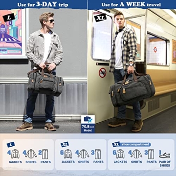 Stylish Canvas Duffle Bag for Travel and Gym Use