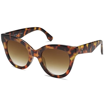SOJOS Retro Oversized Cateye Sunglasses - Stylish UV Protection
