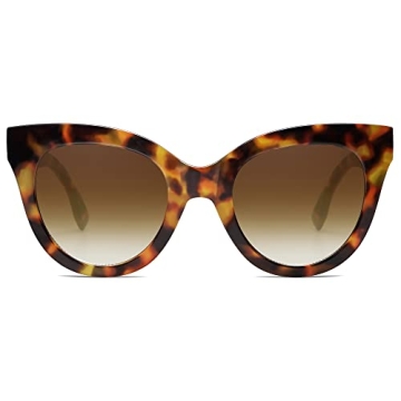 SOJOS Retro Oversized Cateye Sunglasses - Stylish UV Protection