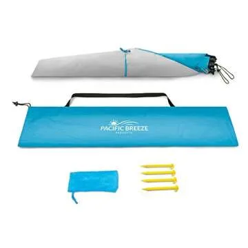 Pacific Breeze Easy Setup Beach Tent for Family Fun Outdoors