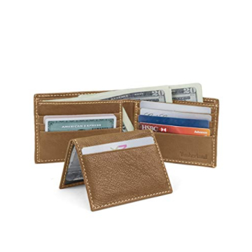 Timberland Men's Leather RFID Trifold Wallet Secure Stylish