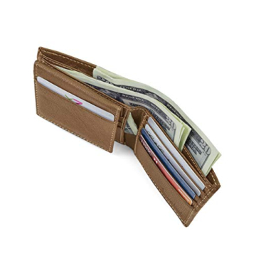 Timberland Men's Leather RFID Trifold Wallet Secure Stylish