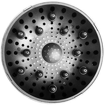 Hairizone Universal Hair Diffuser Adaptable for Blow Dryers with D-1.7-Inch to 2.6-Inch for Curly or Wavy Hair, Shiny Black