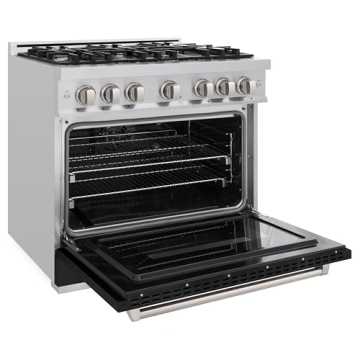 ZLINE Classic Gas Range with 6 Burner Cooktop in Stainless Steel