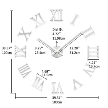 VANGOLD Wall Clock: Stylish & Silent for Any Room