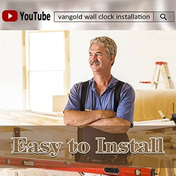 VANGOLD Wall Clock: Stylish & Silent for Any Room