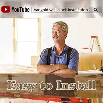 VANGOLD Wall Clock: Stylish & Silent for Any Room