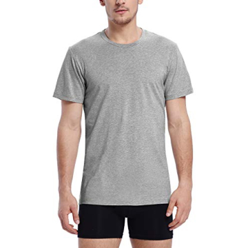 Indefini Men's Slim Fit Micro Modal Undershirts - 3 Pack