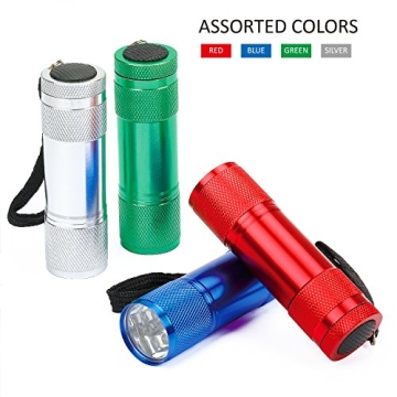 FASTPRO Compact LED Flashlights with Batteries Included